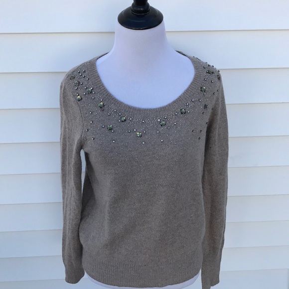 Loft amazing stone work detail on this sweater - Picture 1 of 6